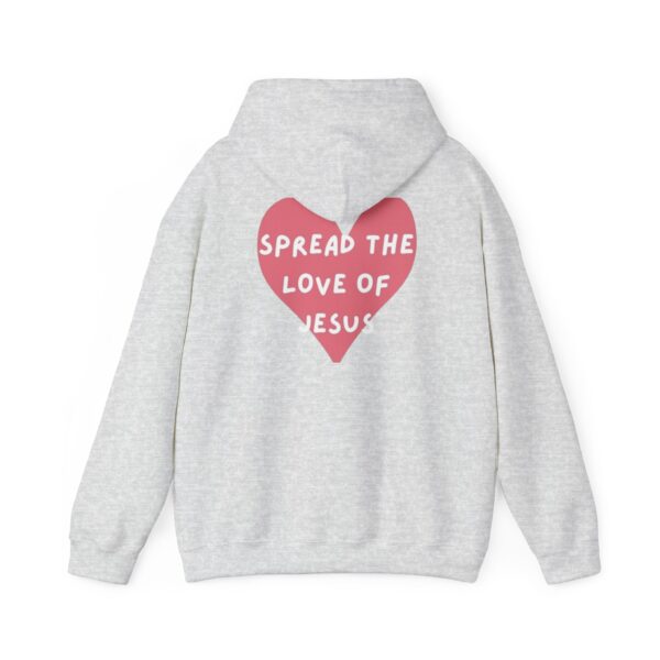 Women's Heavy Blend™ Hooded Sweatshirt - Spread the Love of Jesus | Cozy Faith Apparel - Image 3