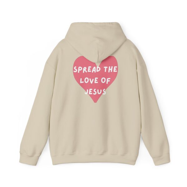 Women's Heavy Blend™ Hooded Sweatshirt - Spread the Love of Jesus | Cozy Faith Apparel - Image 6