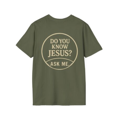 Softstyle T-Shirt - "Do You Know Jesus?" Inspirational Tee