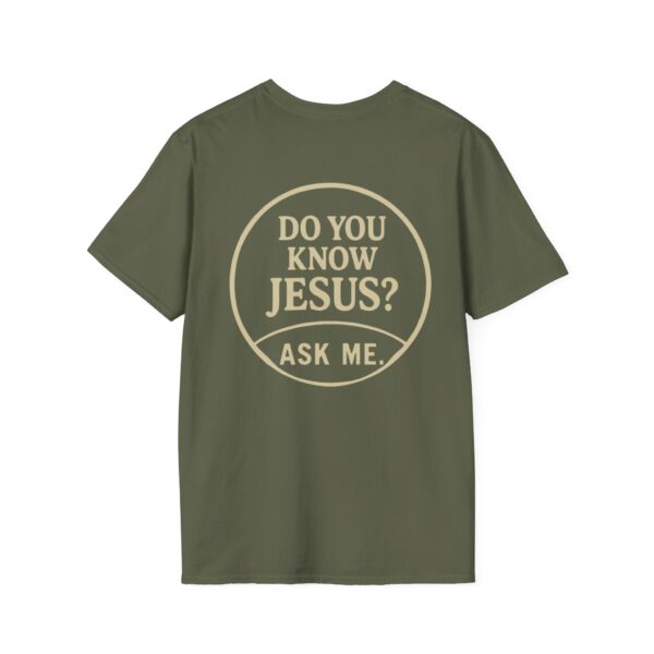 Softstyle T-Shirt - "Do You Know Jesus?" Inspirational Tee