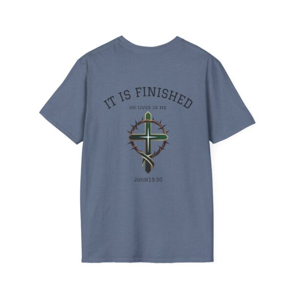 Inspirational Faith T-Shirt - 'It Is Finished' Design - Image 26