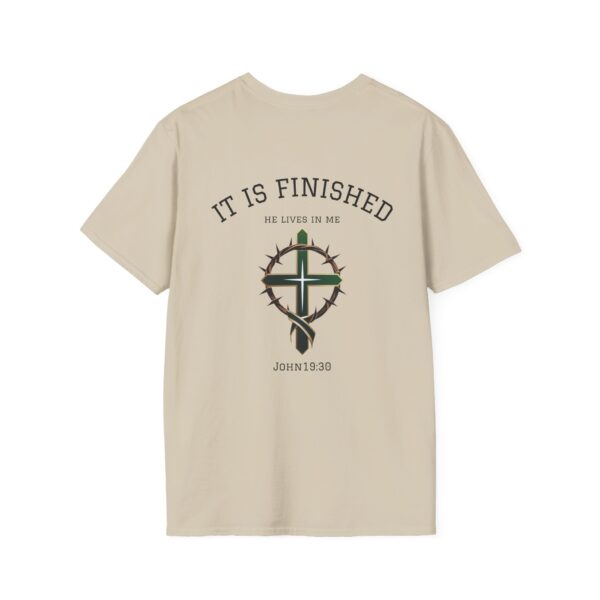 Inspirational Faith T-Shirt - 'It Is Finished' Design - Image 6