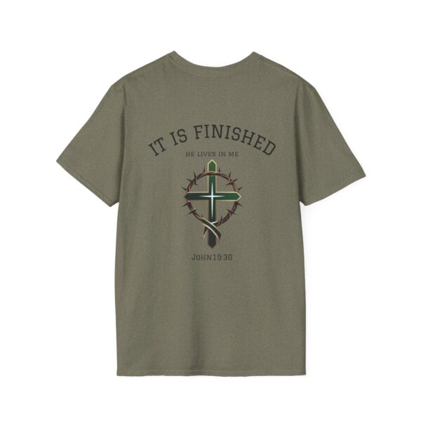 Inspirational Faith T-Shirt - 'It Is Finished' Design