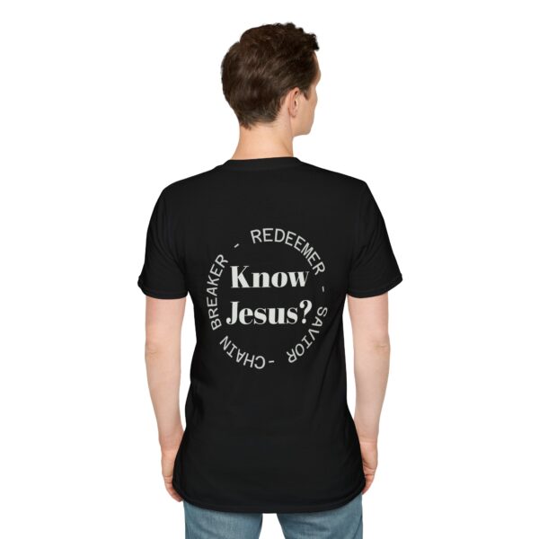 Know Jesus? Softstyle T-Shirt - Faith-Inspired Apparel - Image 4