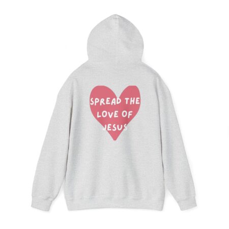 Women's Heavy Blend™ Hooded Sweatshirt - Spread the Love of Jesus | Cozy Faith Apparel