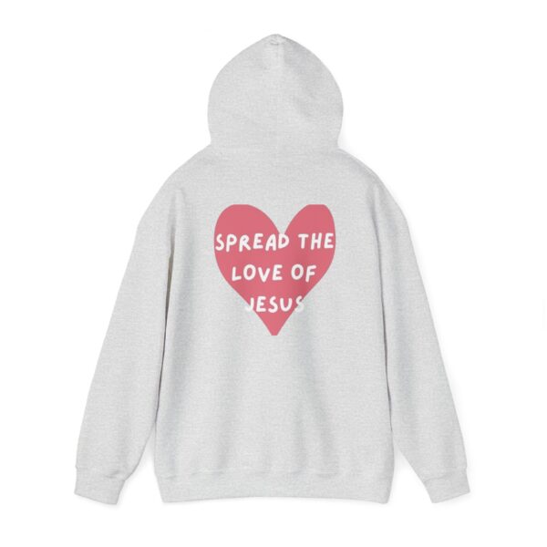 Women's Heavy Blend™ Hooded Sweatshirt - Spread the Love of Jesus | Cozy Faith Apparel
