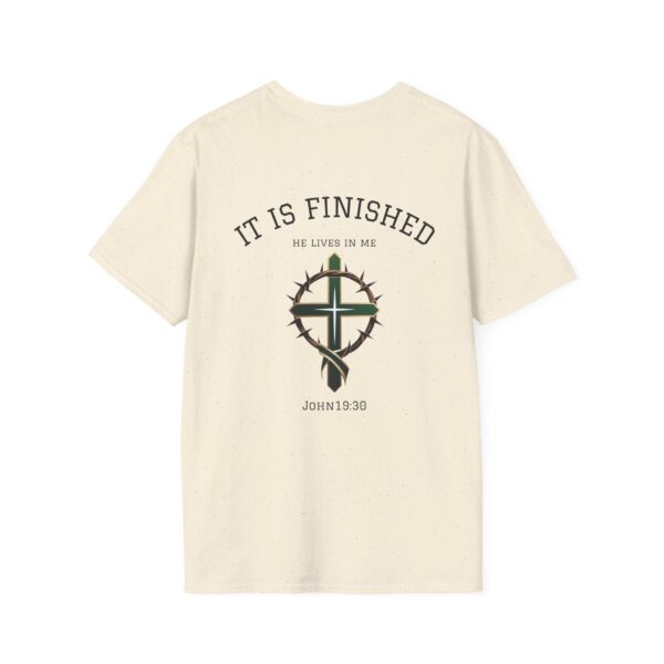 Inspirational Faith T-Shirt - 'It Is Finished' Design - Image 14