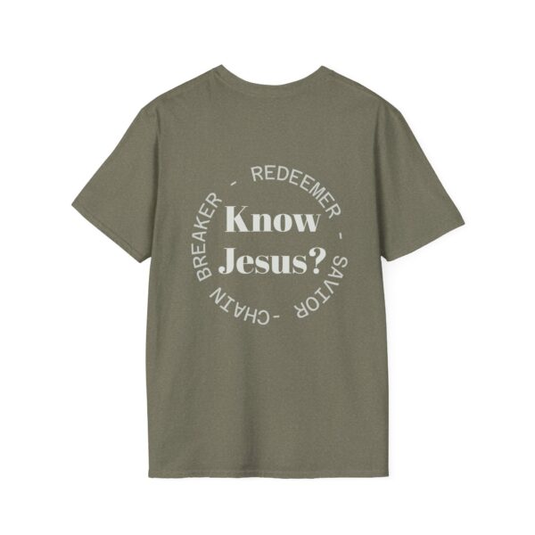 Know Jesus? Softstyle T-Shirt - Faith-Inspired Apparel - Image 7