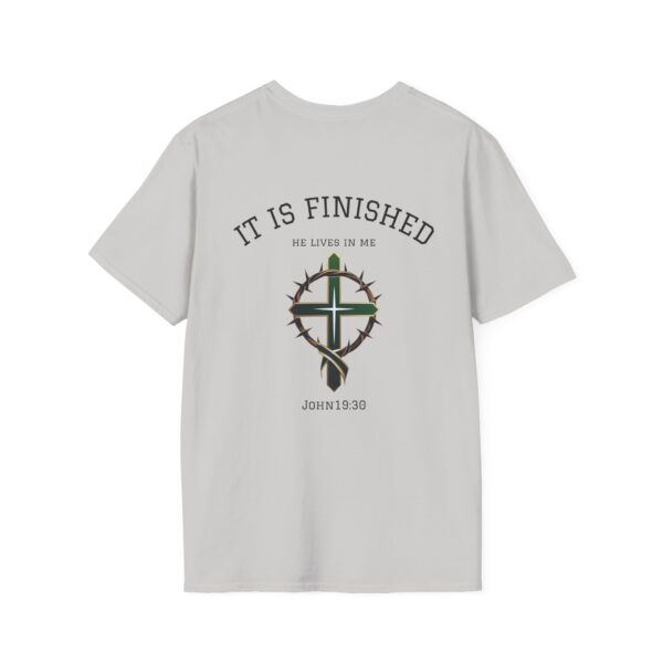 Inspirational Faith T-Shirt - 'It Is Finished' Design - Image 10