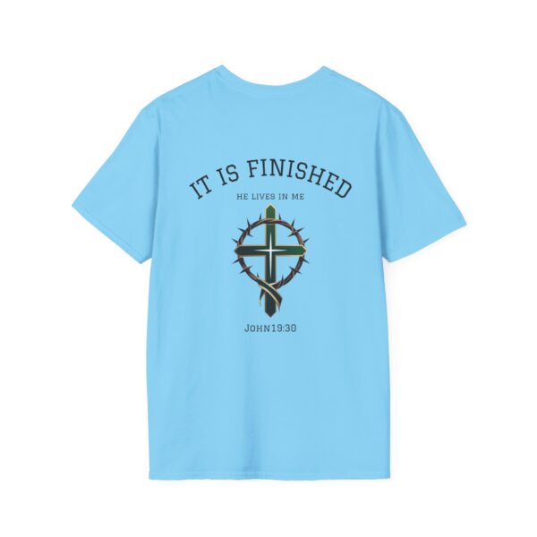 Inspirational Faith T-Shirt - 'It Is Finished' Design - Image 22